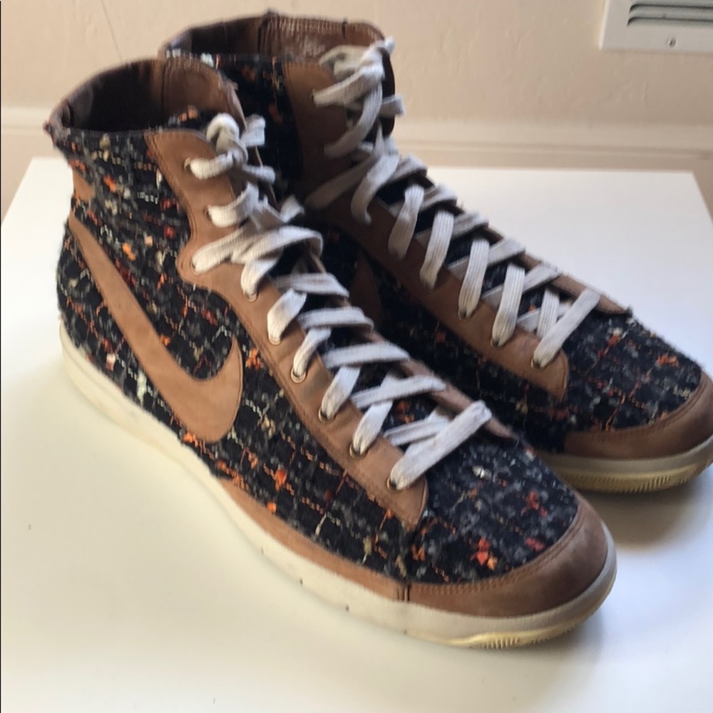 Nike Blazer Mid Black Lemonade Tweed